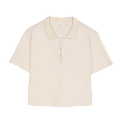 Camisa Polo Saba para Mujer Blanca