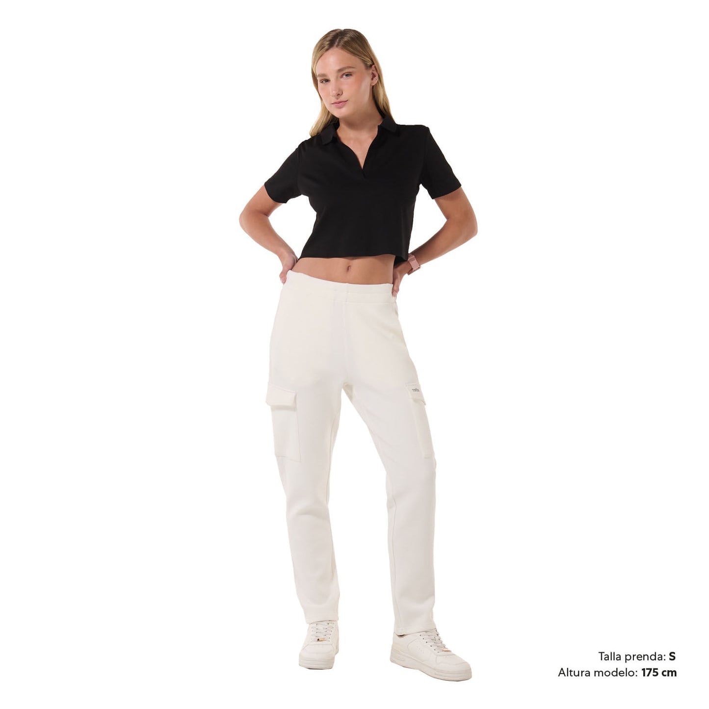 Camisa Polo Saba para Mujer Negra