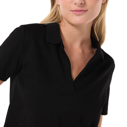 Camisa Polo Saba para Mujer Negra