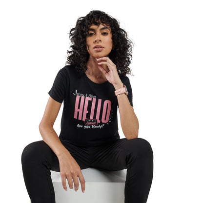 Camiseta para Mujer Thinky Negra