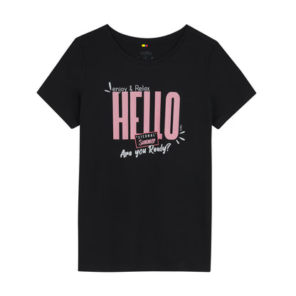 Camiseta para Mujer Thinky Negra