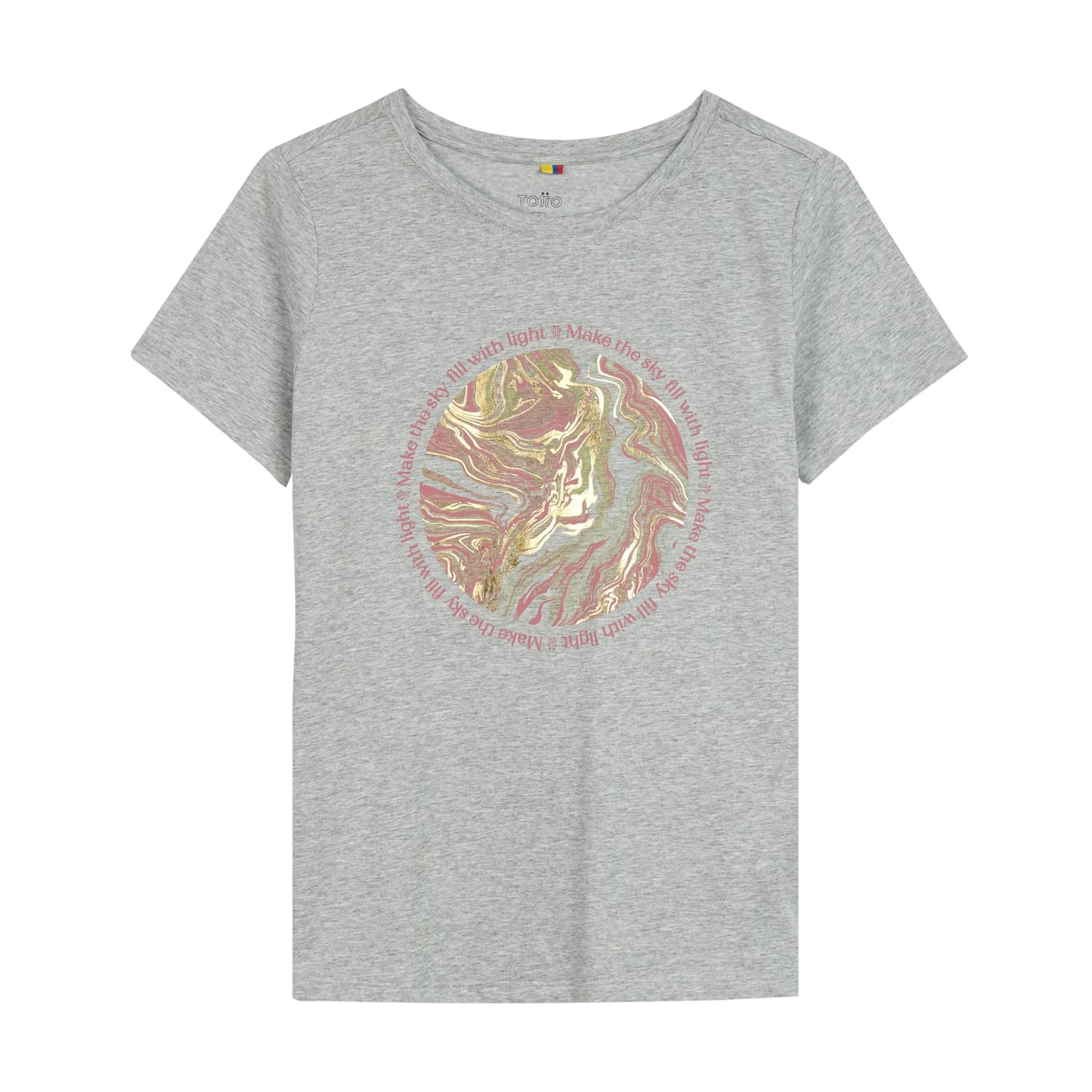 Camiseta para Mujer Thinky Gris