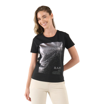 Camiseta para Mujer Thinky Negra