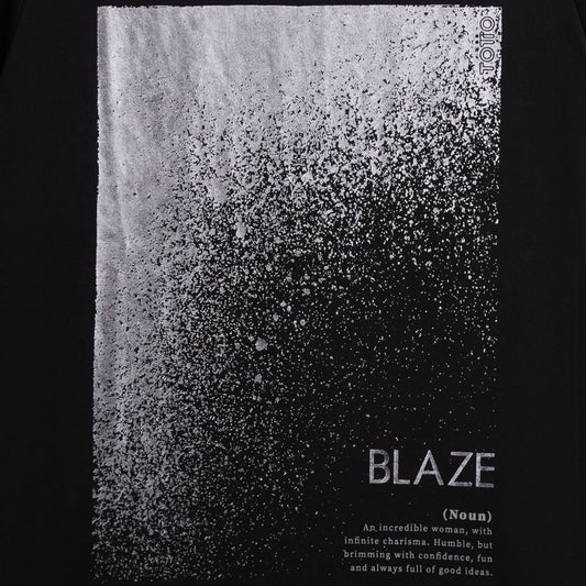 Camiseta preta feminina Thinky