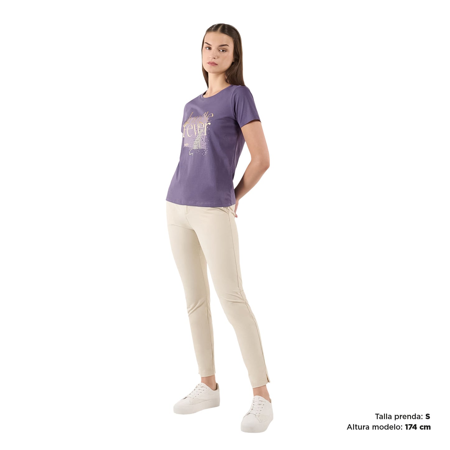 Camiseta para Mujer Thinky Morada