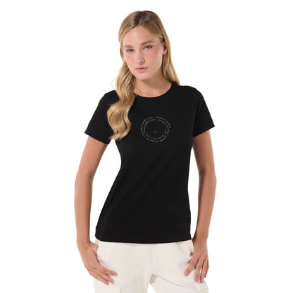 Camiseta Estampada para Mujer Prime Negra