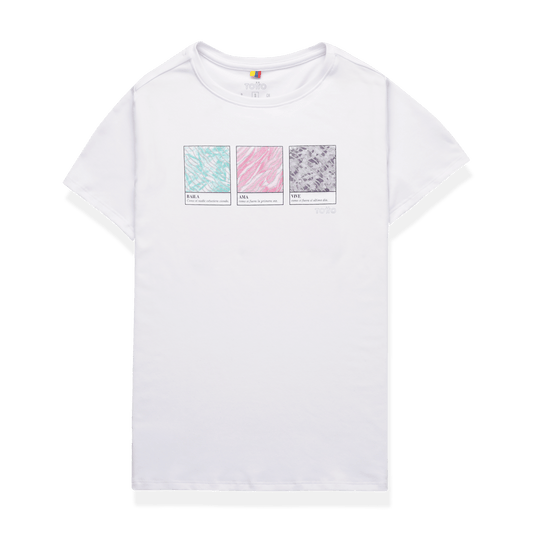 Camiseta para Mujer Luxxel Blanca