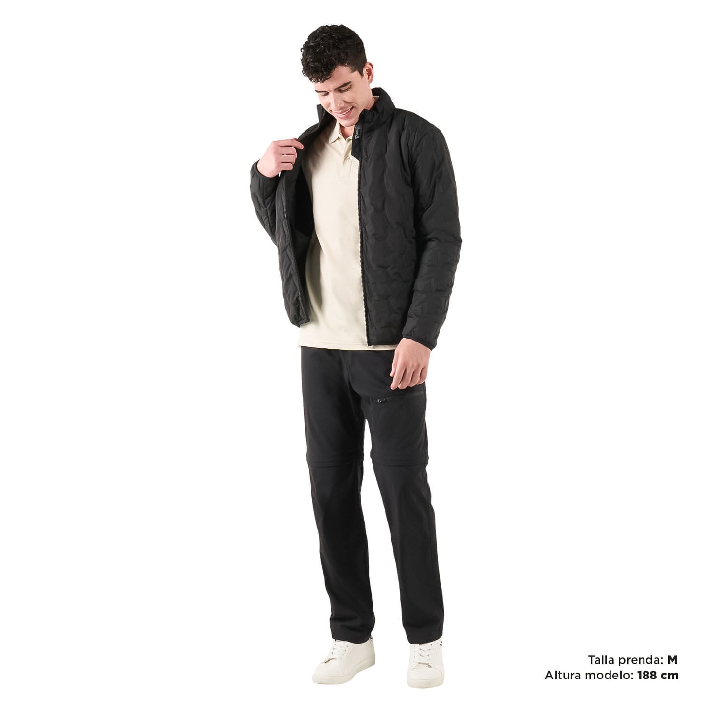 Chaqueta para Hombre Luck Negra