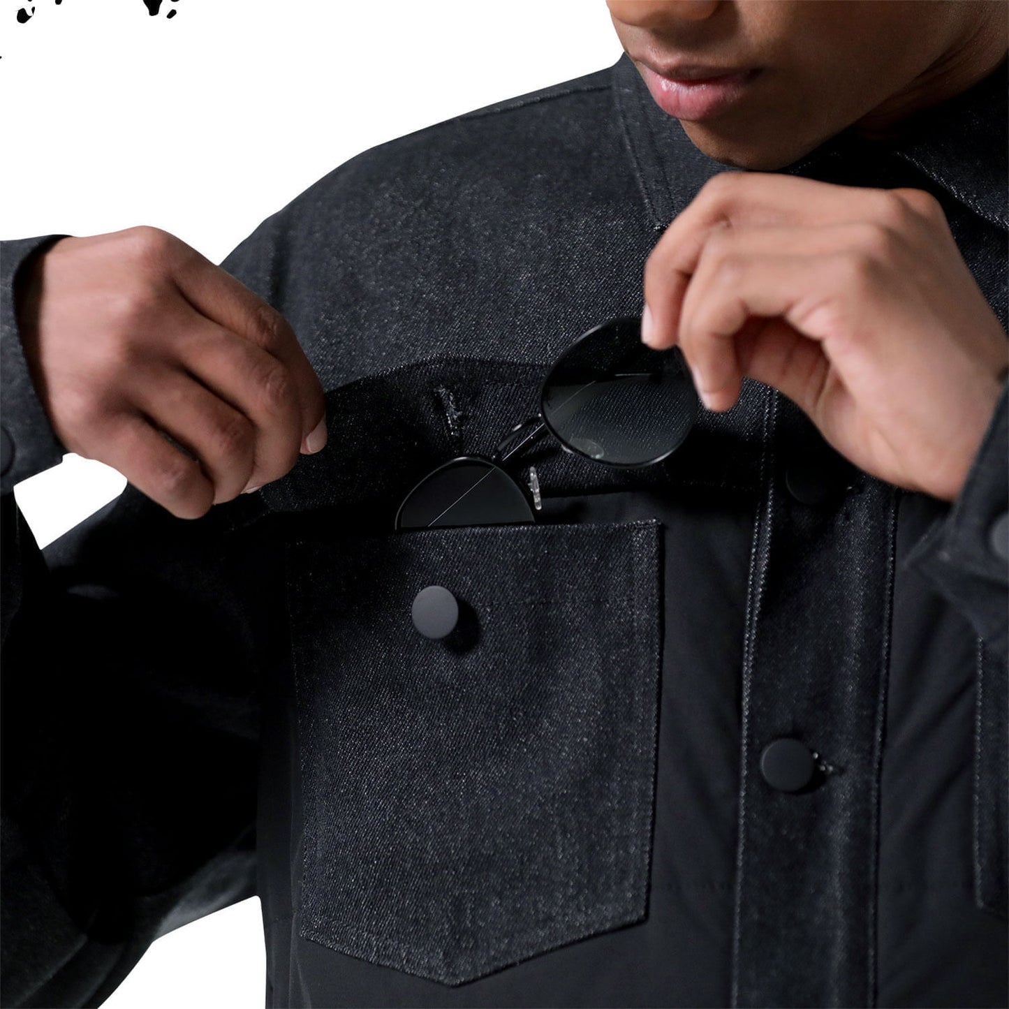 Chaqueta Denim Unisex Indonesia Acolchada