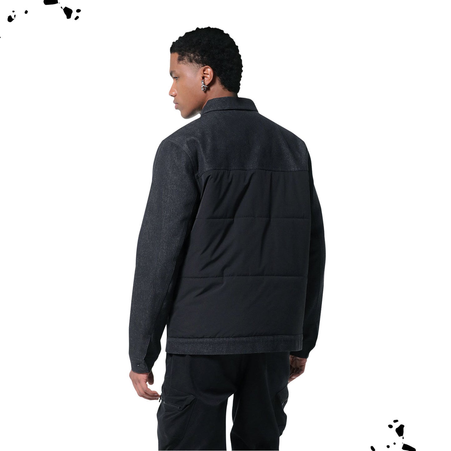 Chaqueta Denim Unisex Indonesia Acolchada