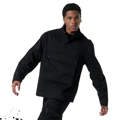 Chaqueta Unisex Trek Negra Tipo Pullover