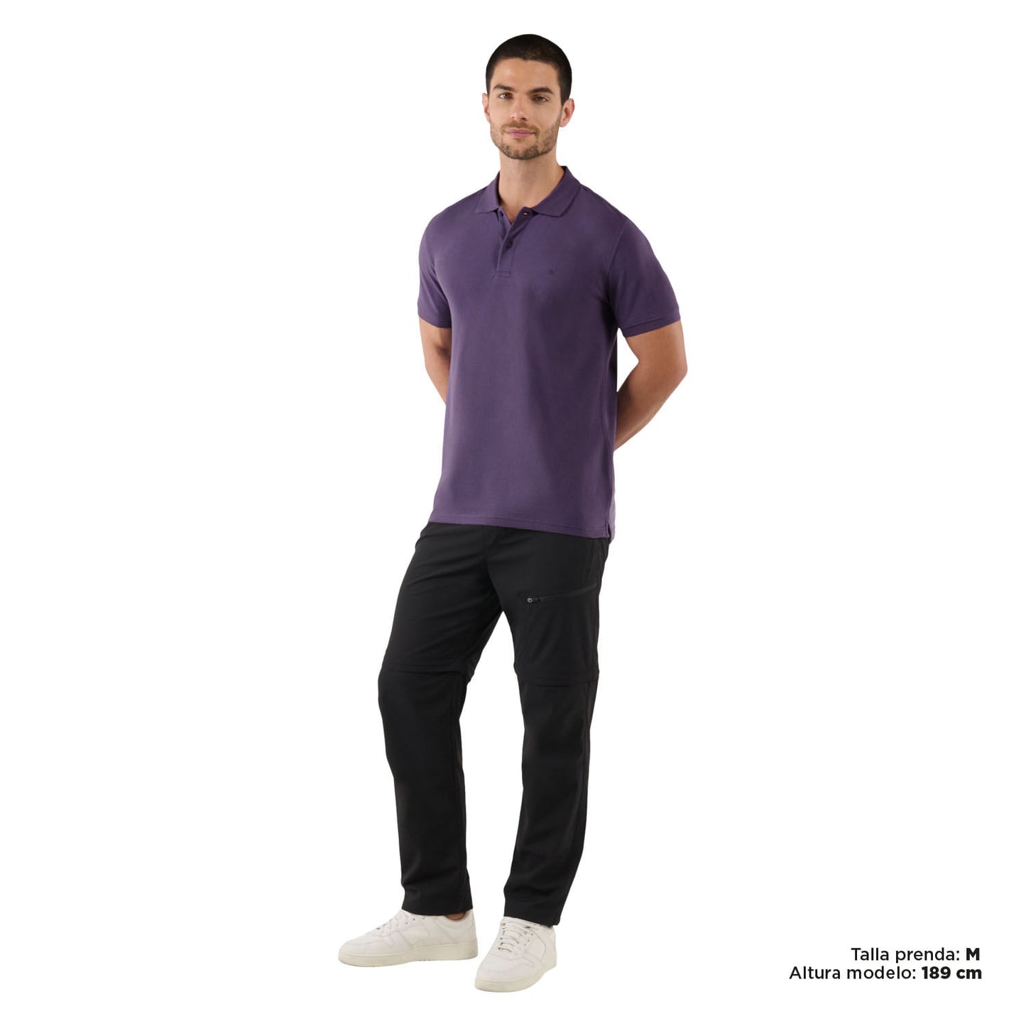 Camisa Polo Spencer para Hombre Morada