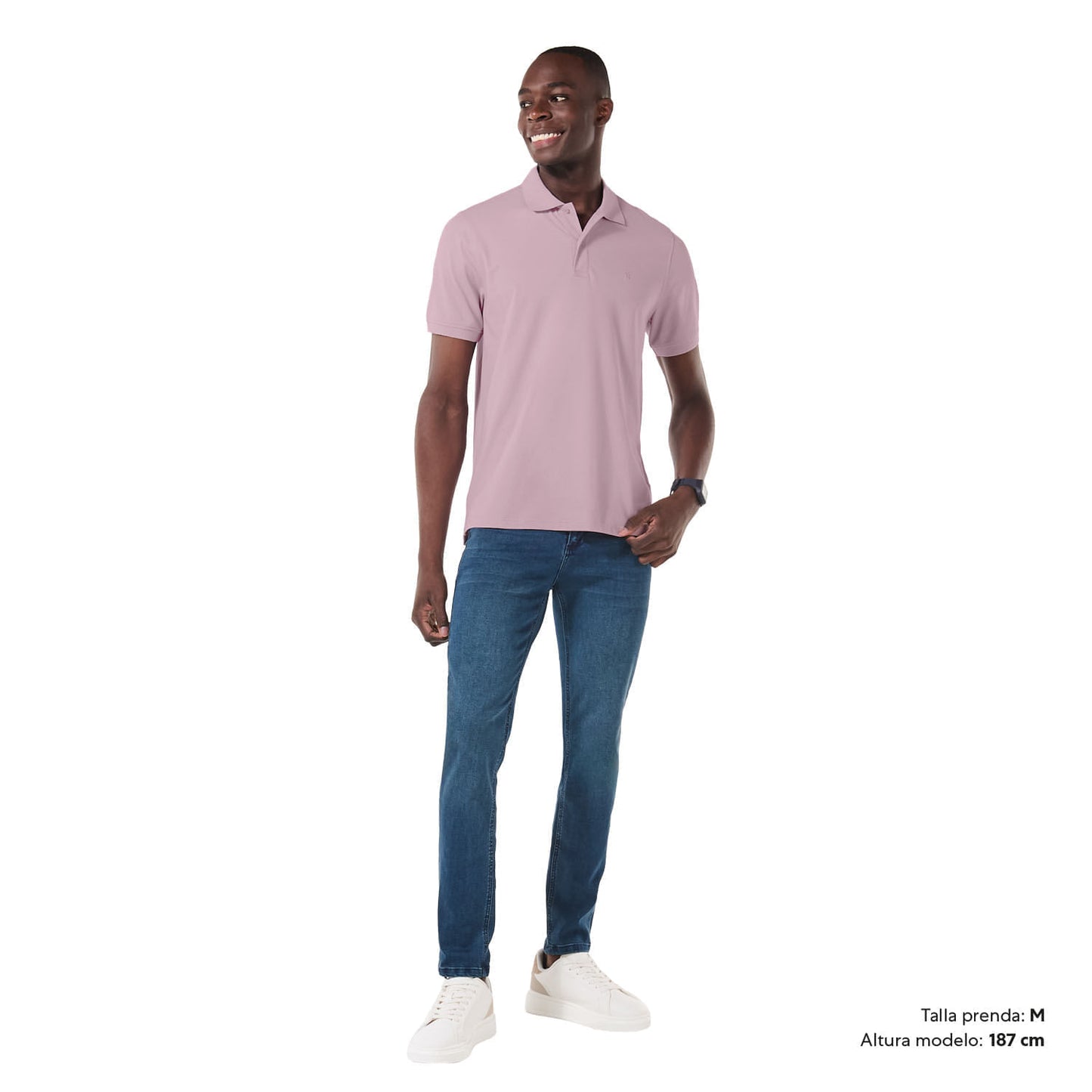 Camisa Polo Mason para Hombre Rosada