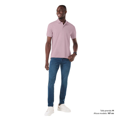 Camisa Polo Mason para Hombre Rosada