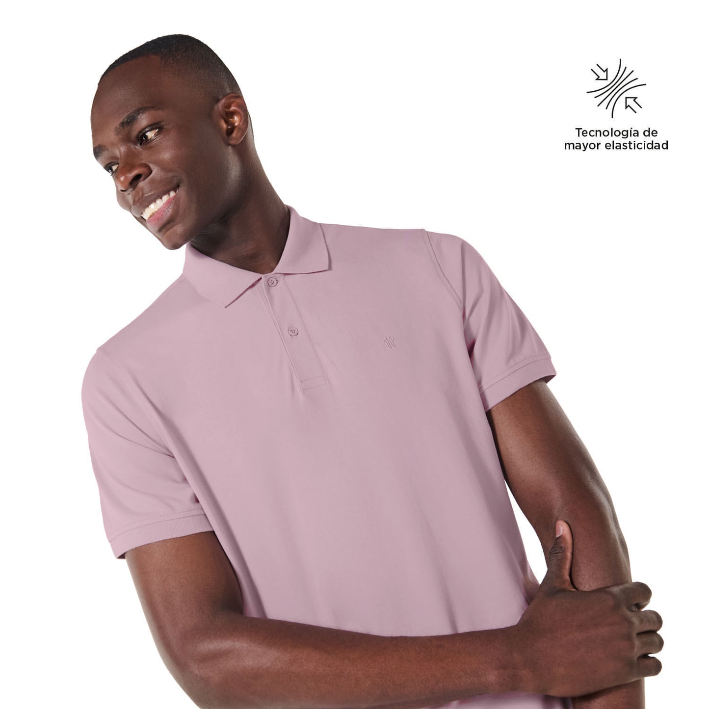 Camisa Polo Mason para Hombre Rosada