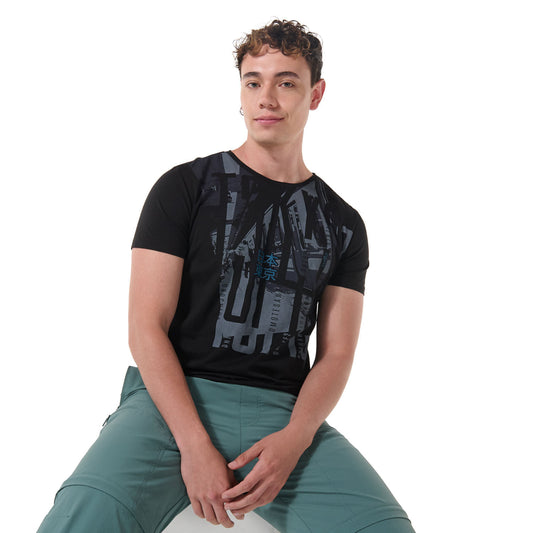 Camiseta Estampada para Hombre Atena Negra