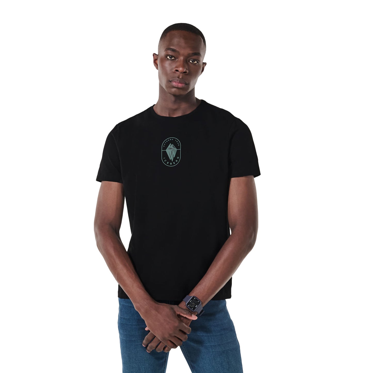 Camiseta Estampada para Hombre Primen Negro