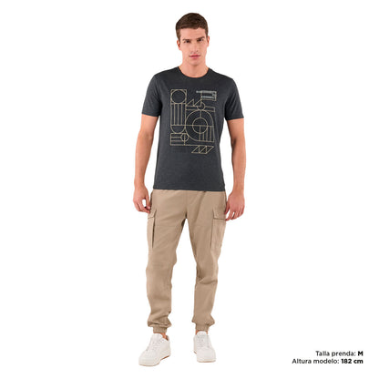 Camiseta para Hombre Mozartpro Gris