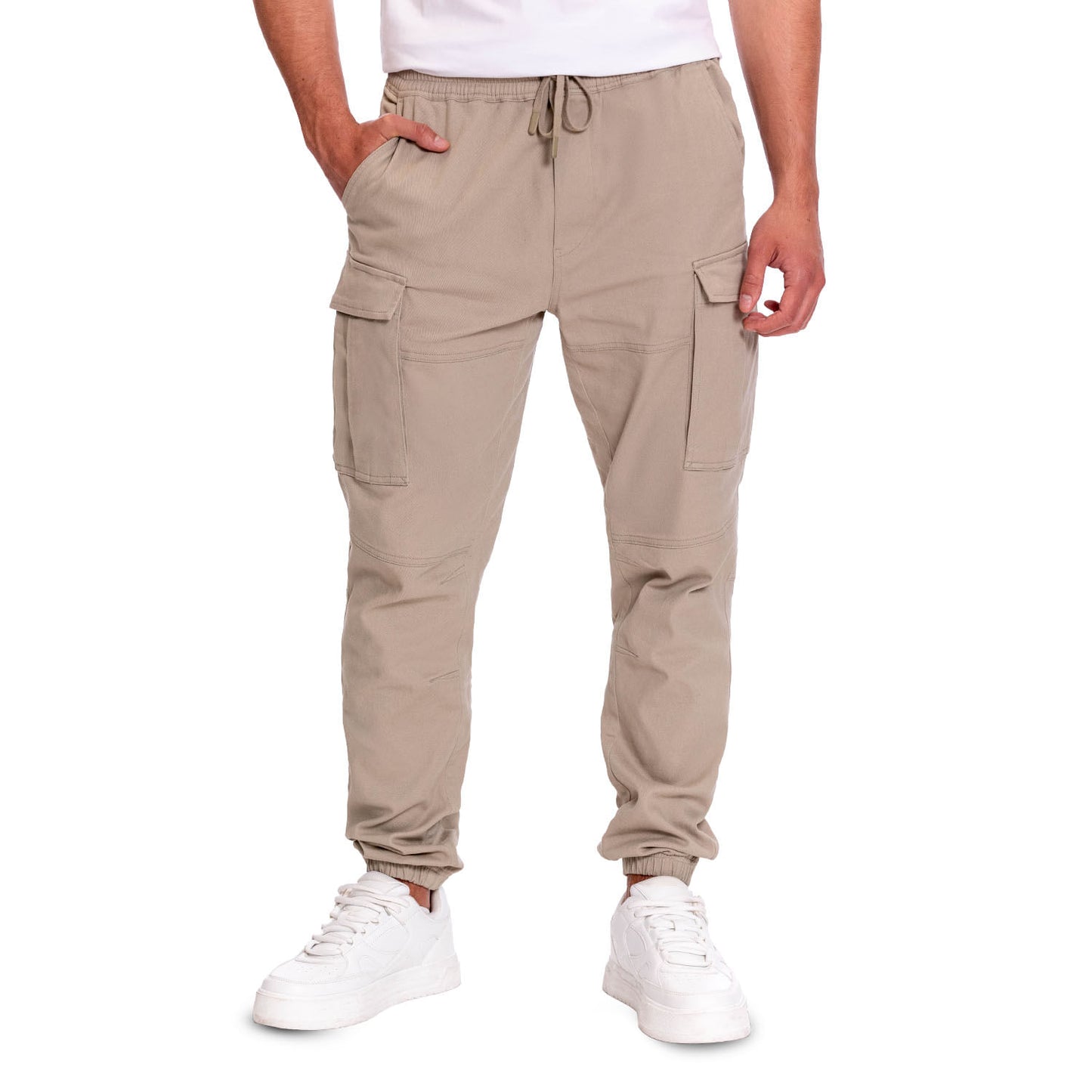 Calça Cargo Bege Masculina Karwi