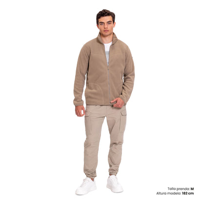 Calça Cargo Bege Masculina Karwi