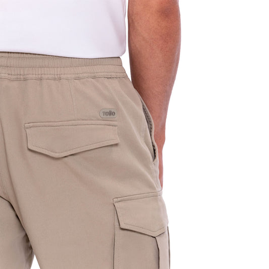 Calça Cargo Bege Masculina Karwi