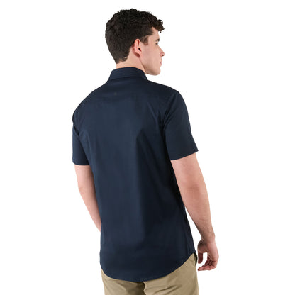 Camisa para Hombre Manga Corta Garnet Azul