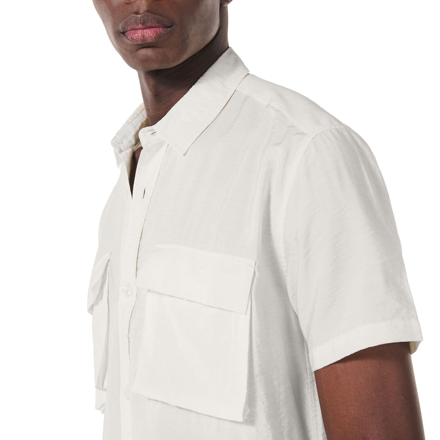 Camisa Manga Corta Derby para Hombre Blanca