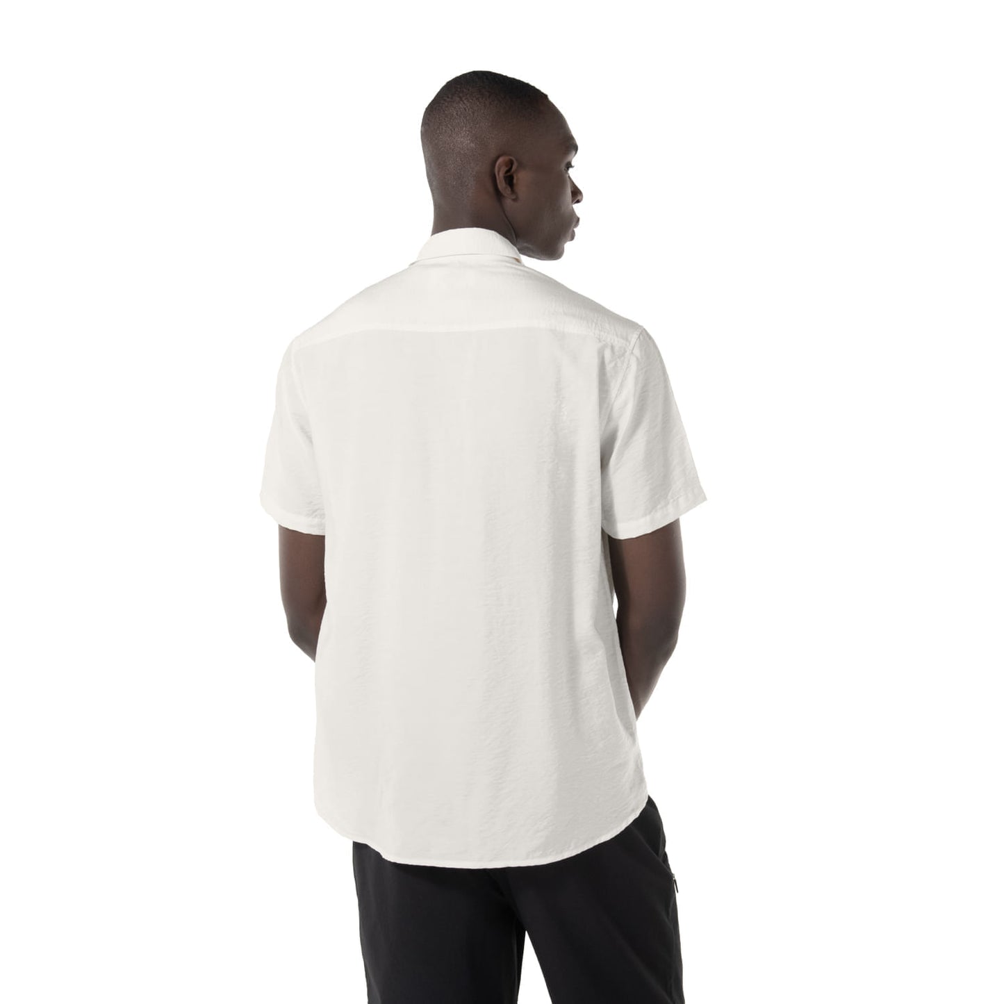 Camisa Manga Corta Derby para Hombre Blanca