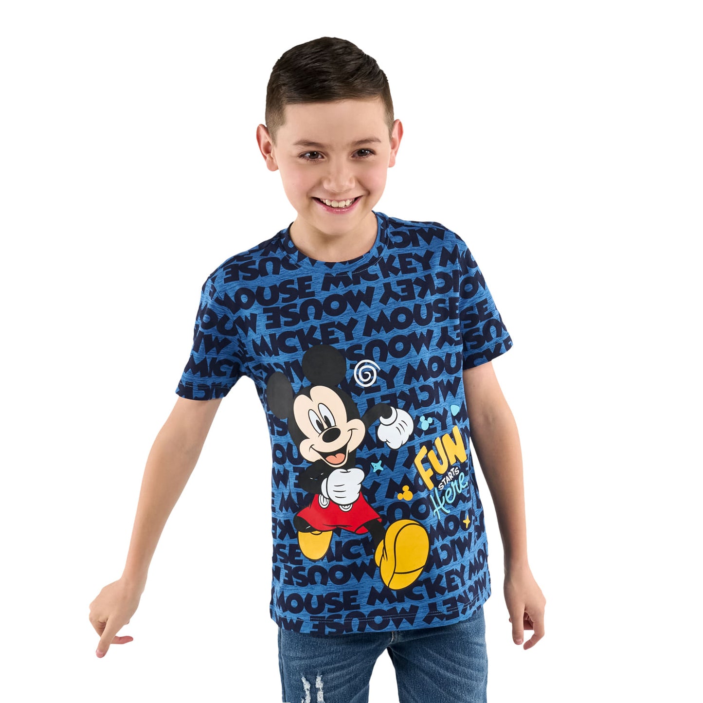 Camiseta para Niño Mickey Fun Azul