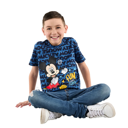 Camiseta para Niño Mickey Fun Azul