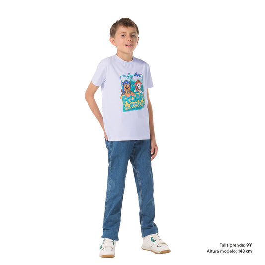 Camiseta para Niño Paw Patrol Roar To The Rescue Blanca